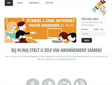 Tablet Screenshot of plinq.nl